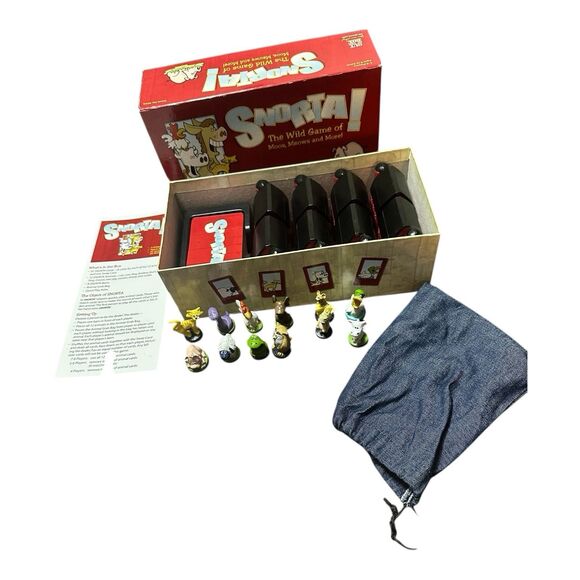 Snorta The Wild Game of Moos Meows & More 2005 Out Of The Box Edition - Picture 2 of 5